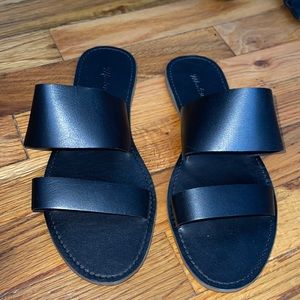 Madewell black sandals size 9.5